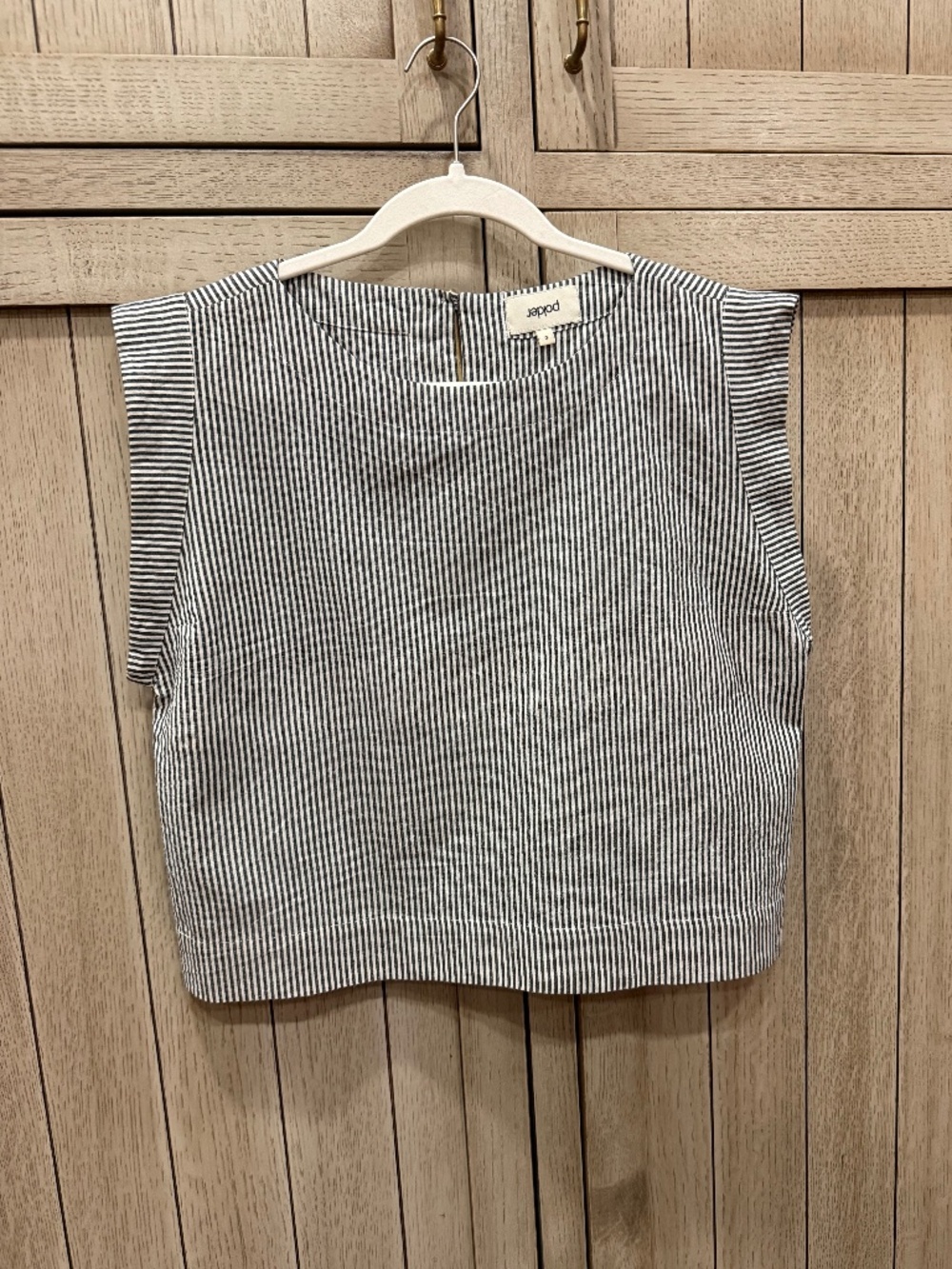 Polder Cropped Boxy Top, Size 0.